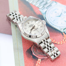 Załaduj obraz do przeglądarki galerii, Rolex Lady-Datejust ref. 69174G - Diamonds Dial Jubilee bracelet