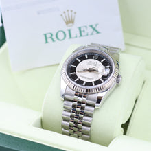Carica l'immagine nel visualizzatore di Gallery, Rolex Datejust ref. 116234 Tuxedo (Silver/Black) Dial - Jubilee - Full Set