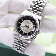 Carica l'immagine nel visualizzatore di Gallery, Rolex Datejust ref. 116234 Tuxedo (Silver/Black) Dial - Jubilee - Full Set