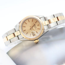 Załaduj obraz do przeglądarki galerii, Rolex Datejust Lady ref. 69173 Steel/Gold - Oyster Bracelet - Champagne Dial