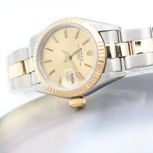 Załaduj obraz do przeglądarki galerii, Rolex Datejust Lady ref. 69173 Steel/Gold - Oyster Bracelet - Champagne Dial