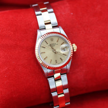 Załaduj obraz do przeglądarki galerii, Rolex Datejust Lady ref. 69173 Steel/Gold - Oyster Bracelet - Champagne Dial