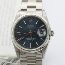 Cargar imagen en el visor de la galería, Rolex Date ref. 15200 Blue Dial Oyster Bracelet