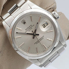 Carica l'immagine nel visualizzatore di Gallery, Rolex Oyster Perpetual Date ref. 1500 - Silver dial (V III)