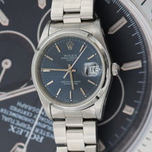 Cargar imagen en el visor de la galería, Rolex Date ref. 15200 Blue Dial Oyster Bracelet