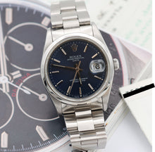 Cargar imagen en el visor de la galería, Rolex Date ref. 15200 Blue Dial Oyster Bracelet