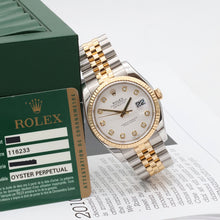 Load image into Gallery viewer, Rolex Datejust ref. 116233 White Dial with Diamonds - Full Set
