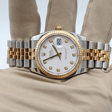 Load image into Gallery viewer, Rolex Datejust ref. 116233 White Dial with Diamonds - Full Set