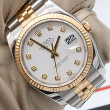 Load image into Gallery viewer, Rolex Datejust ref. 116233 White Dial with Diamonds - Full Set