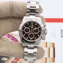 Charger l'image dans la galerie, Rolex Daytona ref. 116520 Black Dial - Short Clasp - Full Set