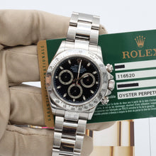 Charger l'image dans la galerie, Rolex Daytona ref. 116520 Black Dial - Short Clasp - Full Set