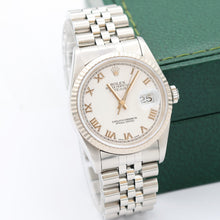 Załaduj obraz do przeglądarki galerii, Rolex Datejust 36 ref. 16234 White Roman (Big) Dial - Full Set