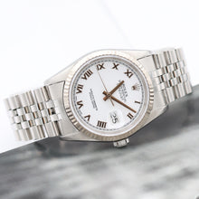 Załaduj obraz do przeglądarki galerii, Rolex Datejust 36 ref. 16234 White Roman (Big) Dial - Full Set