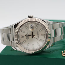 Cargar imagen en el visor de la galería, Rolex Datejust II ref. 116334 Silver Dial Oyster bracelet - Full Set