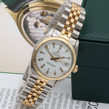 Load image into Gallery viewer, Rolex Datejust 31 ref. 6827 White Roman Dial - Jubilee bracelet