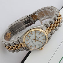 Load image into Gallery viewer, Rolex Datejust 31 ref. 6827 White Roman Dial - Jubilee bracelet