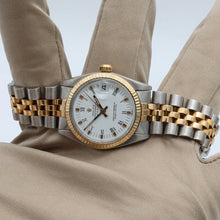 Load image into Gallery viewer, Rolex Datejust 31 ref. 6827 White Roman Dial - Jubilee bracelet