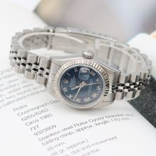 Załaduj obraz do przeglądarki galerii, Rolex Lady-Datejust ref. 69174 - Blue Roman Dial Jubilee bracelet - Full Set