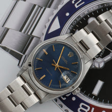 Load image into Gallery viewer, Rolex Precision Date ref. 6694 Blue Dial (Golden Indexes) - Oyster bracelet