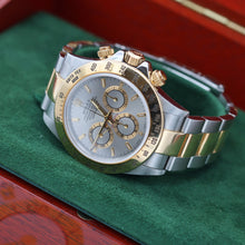 Załaduj obraz do przeglądarki galerii, Rolex Daytona ref. 16523 Steel and Gold Grey Dial Oyster Bracelet