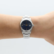 Load image into Gallery viewer, Rolex Precision Date ref. 6694 Blue Dial (Golden Indexes) - Oyster bracelet