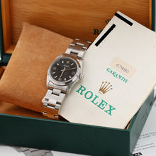 Cargar imagen en el visor de la galería, Rolex Oyster Perpetual Ref. 67480 - Black 3-6-9 Dial - Oyster - Full Set