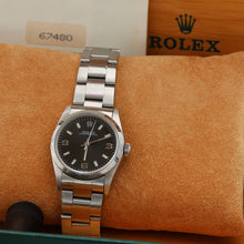 Cargar imagen en el visor de la galería, Rolex Oyster Perpetual Ref. 67480 - Black 3-6-9 Dial - Oyster - Full Set