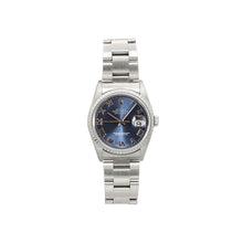 Load image into Gallery viewer, Rolex Datejust ref. 16220 Blue Roman Dial Oyster Bracelet