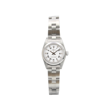 Bild in Galerie-Viewer laden, Rolex Oyster Perpetual 31 ref. 76080 White Roman Diamonds Dial - Full Set - Oyster Bracelet