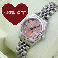 Cargar imagen en el visor de la galería, ON SALE: Rolex Lady Datejust ref. 179174 Salmon Diamonds - Full set