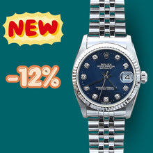 Indlæs billede til gallerivisning ON SALE: Rolex Datejust Lady ref. 78274 Blue Diamonds Dial - Jubilee Bracelet