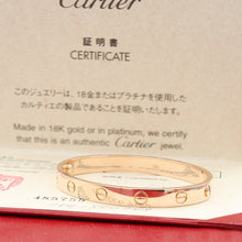 Załaduj obraz do przeglądarki galerii, Cartier - Love Bracelet 750(YG) 29.7g - Size 16 With screwdriver - Full Set - 2007