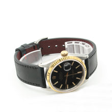 Load image into Gallery viewer, Rolex Datejust 36 ref. 16233 Black dial - Leather Strap