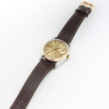 Load image into Gallery viewer, Rolex Datejust 36 ref. 16233 Champagne dial - Leather Strap
