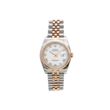 Load image into Gallery viewer, Rolex Datejust ref. 116201 White Roman Dial Jubilee bracelet - Full Set