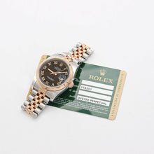 Load image into Gallery viewer, Rolex Datejust ref. 116201 Black Roman Dial Jubilee bracelet - Full Set