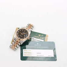 Load image into Gallery viewer, Rolex Datejust ref. 116201 Black Roman Dial Jubilee bracelet - Full Set