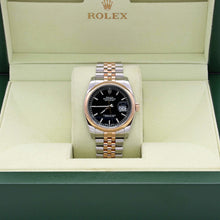 Load image into Gallery viewer, Rolex Datejust ref. 116201 Black Dial Jubilee bracelet - Full Set