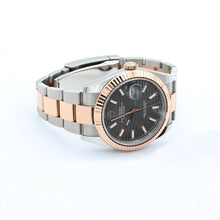 Load image into Gallery viewer, Rolex Datejust ref. 126331 Grey Motif dial Rose Gold / Steel - Oyster bracelet