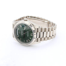 Load image into Gallery viewer, Rolex Day-Date 40 ref. 228239 - Green Roman Dial - Full Set