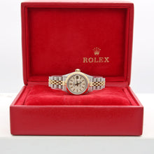 Bild in Galerie-Viewer laden, Rolex Datejust Lady Ref. 69173 Stahl/Gold - Millennnary Cream Dial (No Numbers) - Jubiläumsarmband