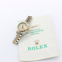 Bild in Galerie-Viewer laden, Rolex Datejust Lady Ref. 69173 Stahl/Gold - Millennnary Cream Dial (No Numbers) - Jubiläumsarmband