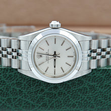Load image into Gallery viewer, Rolex Oyster Perpetual ref. 76080 Silver Dial Steel bracelet