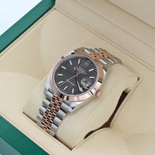Załaduj obraz do przeglądarki galerii, Rolex Datejust ref. 126301 Grey Motif Dial Jubilee bracelet - Full Set