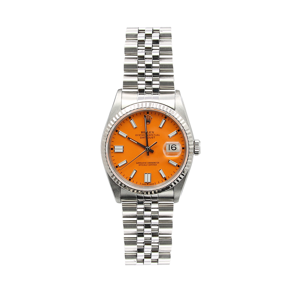 Rolex datejust 2025 orange dial