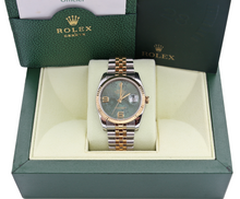 Załaduj obraz do przeglądarki galerii, Rolex Datejust ref. 116233 Flower Dial Jubilee bracelet Full set