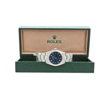 Load image into Gallery viewer, Rolex Oyster perpetual 67514 Blue Dial Oyster bracelet