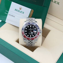 Carica l'immagine nel visualizzatore di Gallery, Rolex GMT Master ref. 126710BLRO - Jubilee Bracelet - Full Set