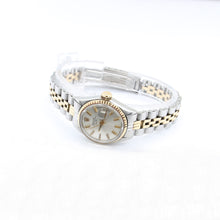 Load image into Gallery viewer, Rolex Oyster Perpetual Lady Date ref. 6517 Steel/Gold - Silver Dial