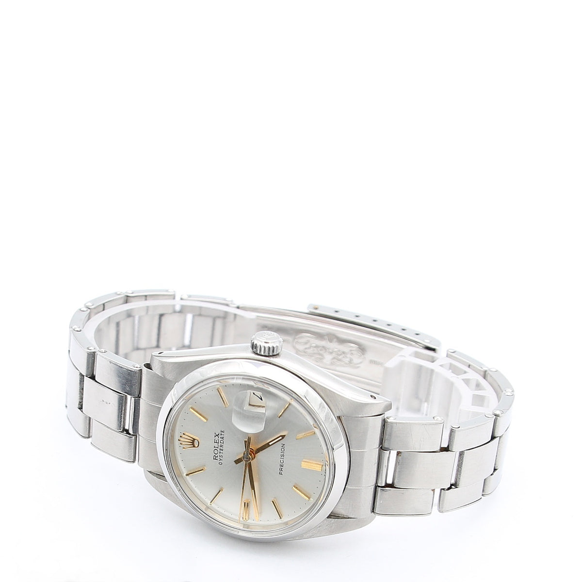 Rolex Precision ref. 6694 - Silver Dial with Golden Indexes